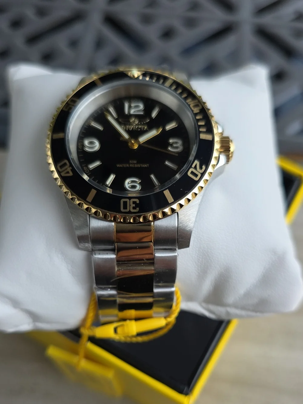 453.  Invicta Specialty Rowan Men's Watch - 40mm. Gold. Steel (69477)